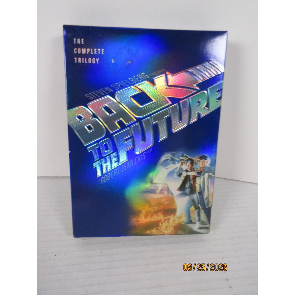Back to the Future The Complete Trilogy DVD Widescreen Holographic Slipcase Set